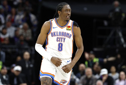 自上赛季起,雷霆缺少杰伦·威廉姆斯时,球队战绩21胜0负