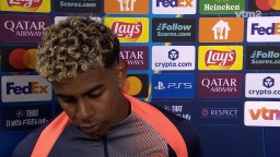 亚马尔:我们对这座球场很不适应,丢掉三球你就很难赢球